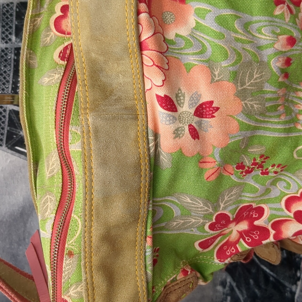 Lucky Brand! Floral suede Bohemian bag - Picture 6 of 16